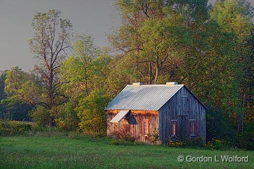 Old Building At Sunrise_21725-6.jpg - Photographed near Rosedale, Ontario, Canada.